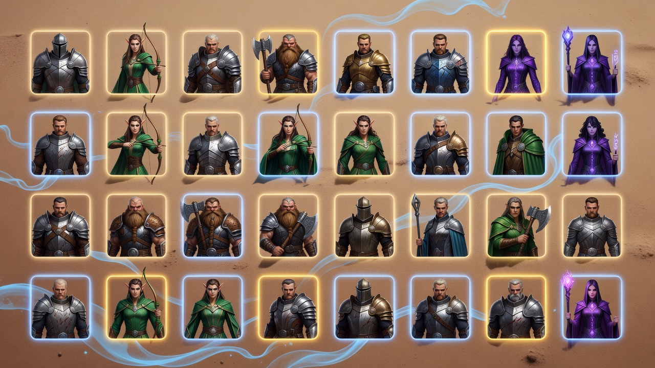 Hero collection grid